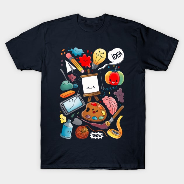 Creativity T-Shirt by Vallina84